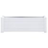 vidaXL Garden Raised Bed PP White 100x43x35 cm