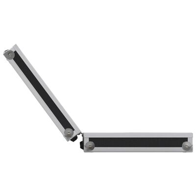 vidaXL Gun Case Aluminium ABS Black, black vidaXL Gun Case Aluminium ABS Black