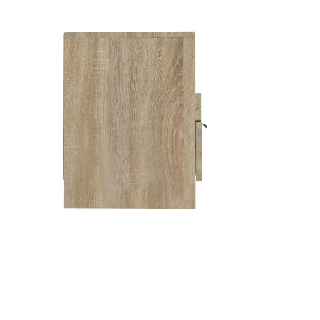 vidaXL TV Cabinet Sonoma Oak 150x33.5x45 cm Engineered Wood