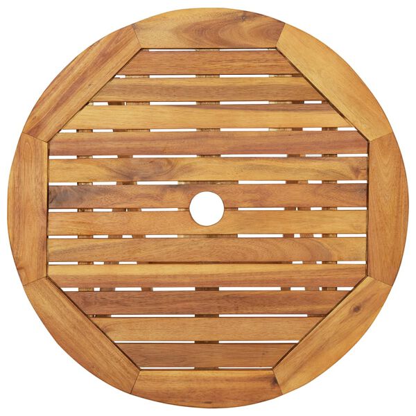 vidaXL 3 Piece Folding Garden Dining Set Solid Acacia Wood