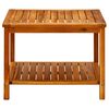 vidaXL Coffee Table 60x60x45 cm Solid Acacia Wood