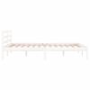vidaXL Bed Frame without Mattress Solid Wood Pine 120x200cm White