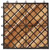 vidaXL Decking Tiles 10 pcs 30x30 cm Solid Acacia Wood