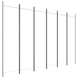 vidaXL 6-Panel Room Divider White 300x200 cm Fabric