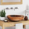 vidaXL Basin Solid Teak 45 cm