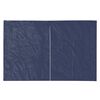 vidaXL Party Tent Sidewall 2 pcs with Zipper PE Blue