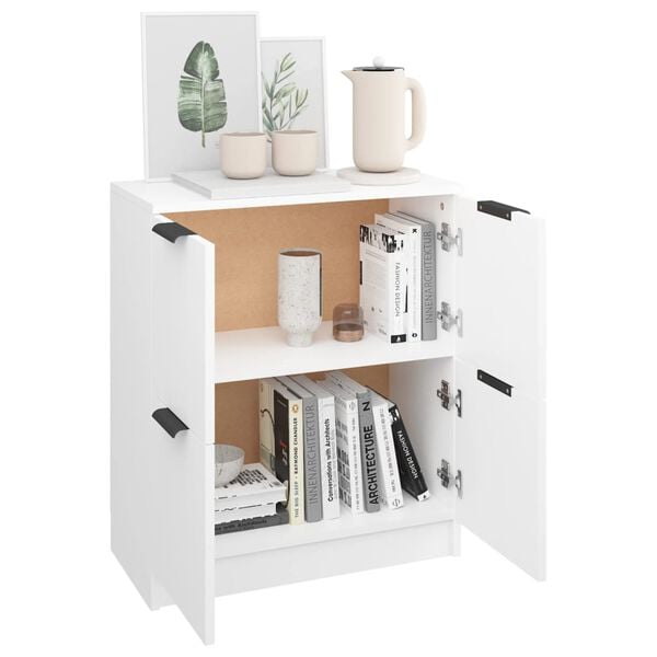 vidaXL Sideboard White 60x30x70 cm Engineered Wood