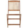 vidaXL Folding Garden Chairs 6 pcs Solid Acacia Wood