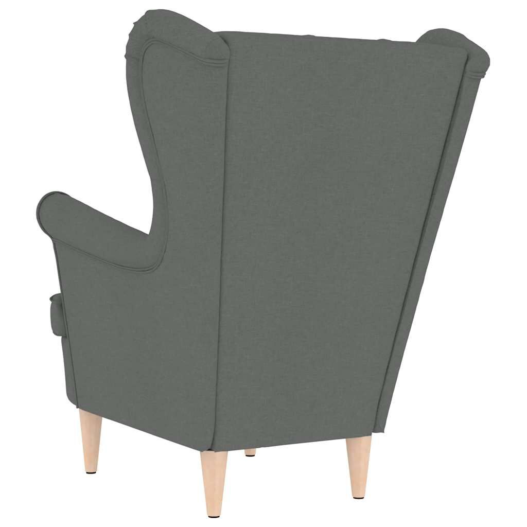 vidaXL Armchair Dark Grey 74x84x100 cm Fabric