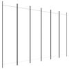 vidaXL 6-Panel Room Divider White 300x200 cm Fabric