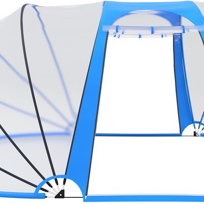 vidaXL Pool Dome Oval 530x410x205 cm