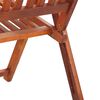 vidaXL Folding Garden Chairs 3 pcs Solid Acacia Wood