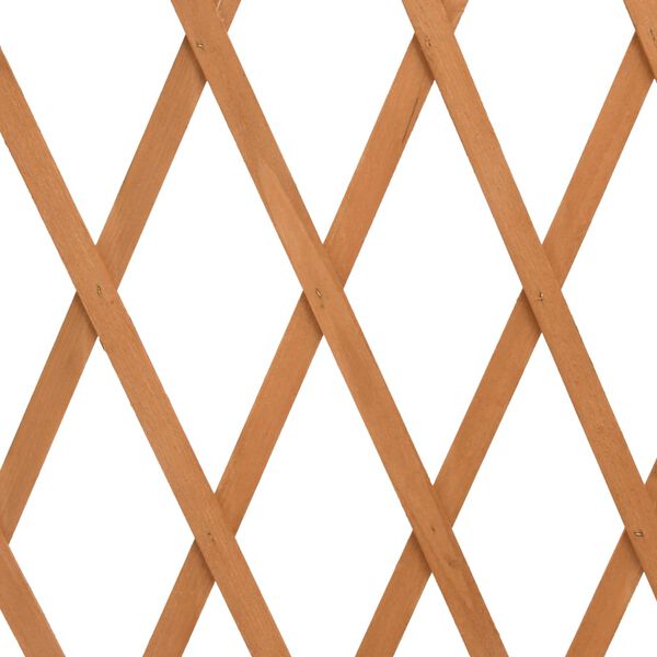 vidaXL Garden Trellis Fence Orange 180x100 cm Solid Firwood