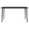 vidaXL 7 Piece Garden Dining Set Black