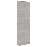 vidaXL Hallway Wardrobe Concrete Grey 55x25x189 cm Engineered Wood, concrete grey vidaXL Hallway Wardrobe Concrete Grey 55x25x189 cm Engineered Wood