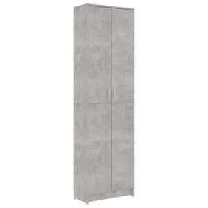 vidaXL Hallway Wardrobe Concrete Grey 55x25x189 cm Engineered Wood