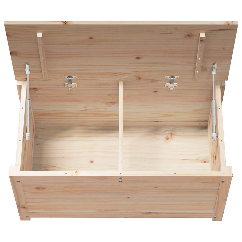 vidaXL Storage Box 80x40x45.5 cm Solid Wood Pine