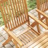 vidaXL Folding Garden Chairs 6 pcs Solid Acacia Wood