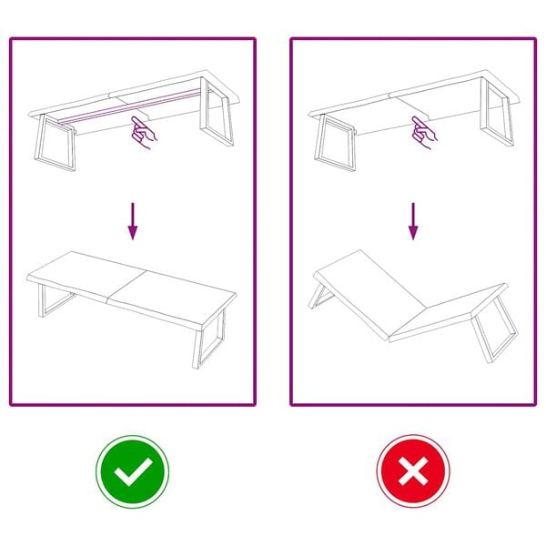 vidaXL Wall Shelf Light Brown 160x60x(2-4) cm Treated Solid Wood Oak
