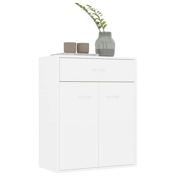 vidaXL Sideboard White 60x30x75 cm Engineered Wood