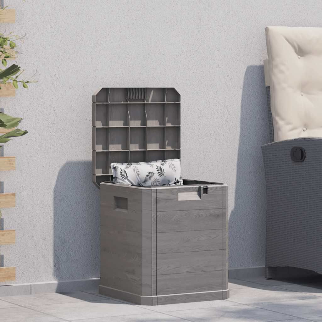 vidaXL Garden Storage Box 90 L Brown