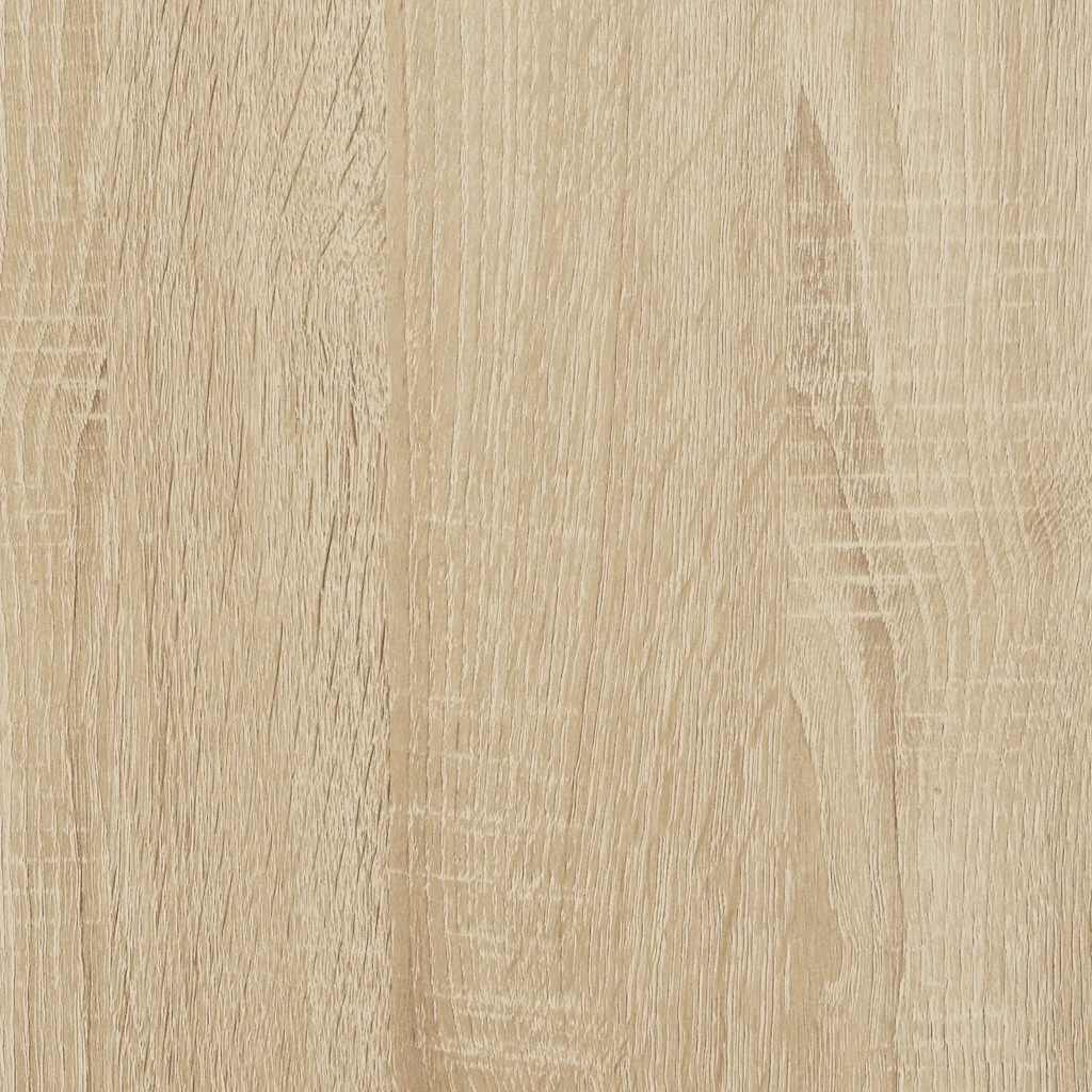 vidaXL Bathroom Cabinet Sonoma Oak 60x33x61 cm Engineered Wood