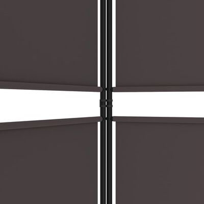 vidaXL 5-Panel Room Divider Brown 250x180 cm Fabric, brown vidaXL 5-Panel Room Divider Brown 250x180 cm Fabric