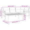 vidaXL 2 Piece Garden Lounge Set Anthracite Steel