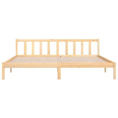 vidaXL Bed Frame without Mattress Solid Wood Super King Size