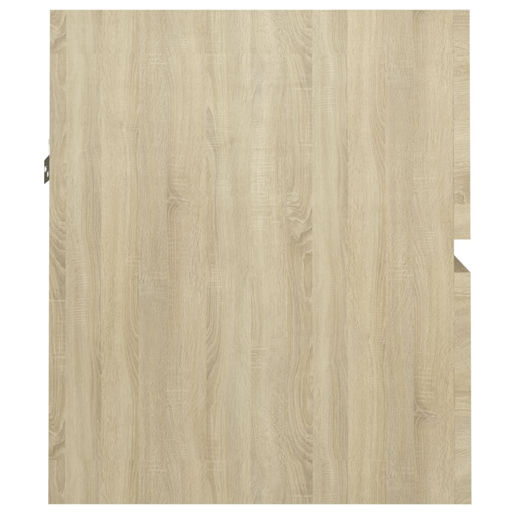 vidaXL Sink Cabinet Sonoma Oak 41x38.5x45 cm Engineered Wood