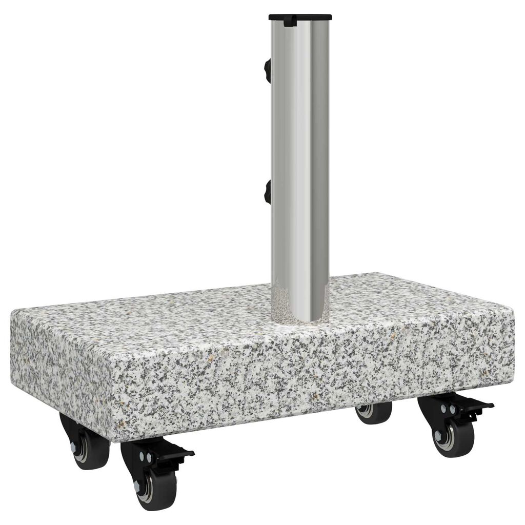 vidaXL Umbrella Base Light Grey 45x25x8.3 cm Granite