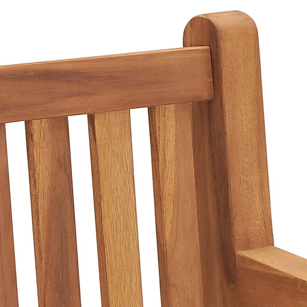 vidaXL Garden Bench 228 cm Solid Teak Wood
