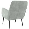 vidaXL Armchair Light Grey 62x79x79 cm Velvet