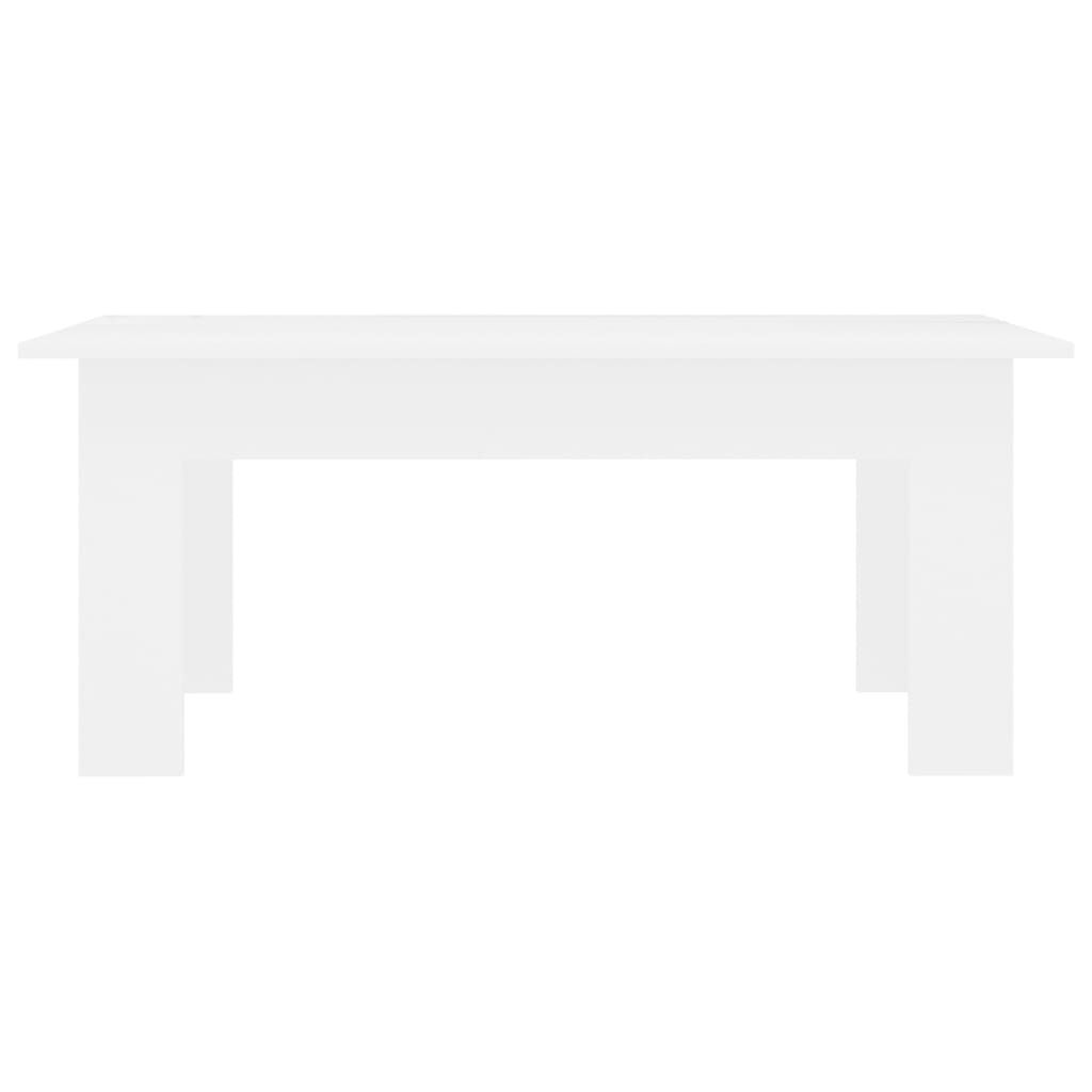 vidaXL Coffee Table White 100x60x42 cm Engineered Wood