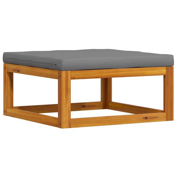 vidaXL 3 Piece Garden Lounge Set with Cushions Solid Acacia Wood