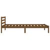 vidaXL Bed Frame without Mattress Solid Wood Pine 90x200cm Honey Brown