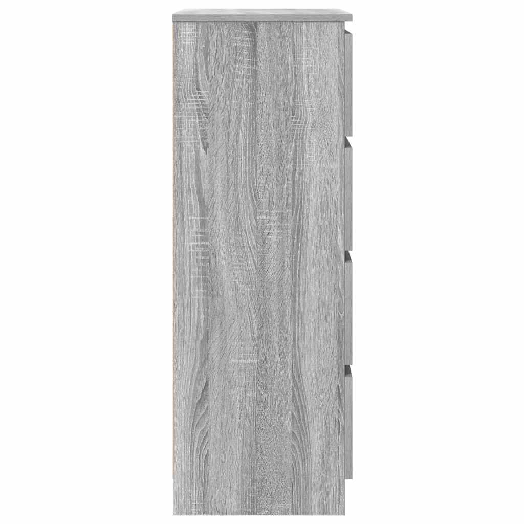 vidaXL Sideboard Grey Sonoma 60x35x98.5 cm Engineered Wood