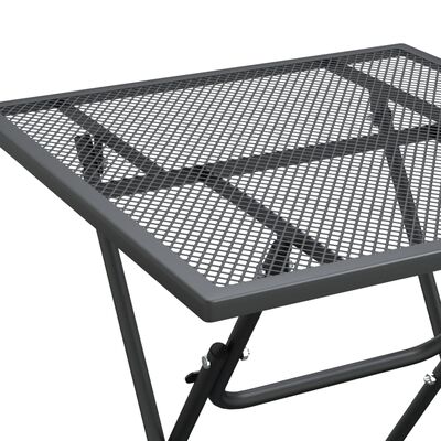 vidaXL 5 Piece Garden Dining Set Expanded Metal Mesh Anthracite,  vidaXL 5 Piece Garden Dining Set Expanded Metal Mesh Anthracite