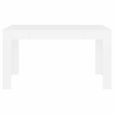 vidaXL Dining Table White 140x74.5x76 cm Engineered Wood, white vidaXL Dining Table White 140x74.5x76 cm Engineered Wood