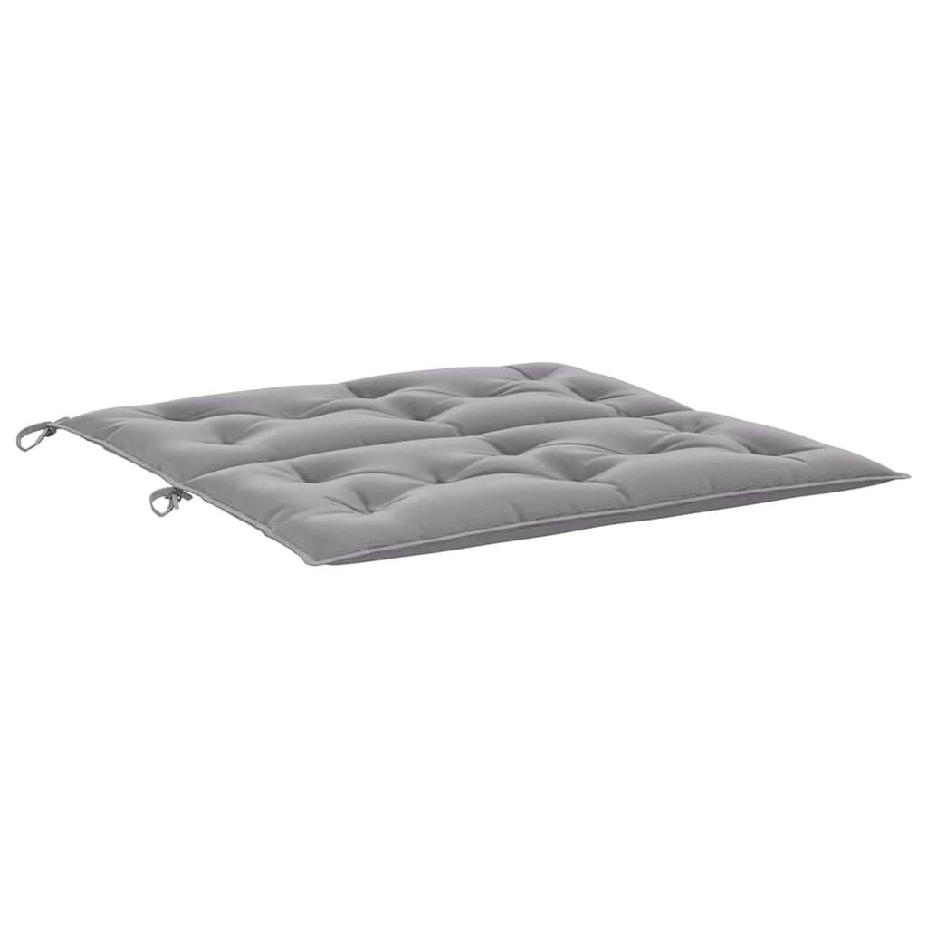 vidaXL Garden Bench Cushion Grey 100x(50+50)x7cm Oxford Fabric