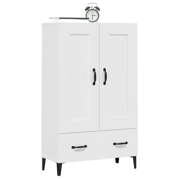 vidaXL Highboard White 70x31x115 cm Engineered Wood