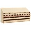 vidaXL Chicken Laying Nest 5 Compartments 117x33x54 cm Solid Pine Wood