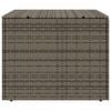vidaXL Garden Storage Box Grey 291L Poly Rattan