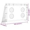vidaXL Soccer Goal Training Net Steel 184x61x122 cm