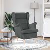 vidaXL Armchair Dark Grey 74x84x100 cm Fabric