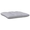 vidaXL 3 Piece Garden Lounge Set with Grey Cushions Solid Pinewood