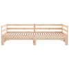 vidaXL Pull-out Day Bed without Mattress Solid Wood Pine 90x200 cm