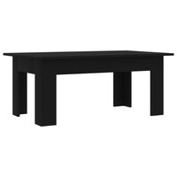 vidaXL Coffee Table Black 100x60x42 cm Engineered Wood, black vidaXL Coffee Table Black 100x60x42 cm Engineered Wood