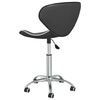 vidaXL Swivel Dining Chairs 2 pcs Grey Faux Leather