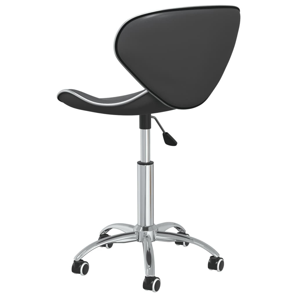 vidaXL Swivel Dining Chairs 2 pcs Grey Faux Leather